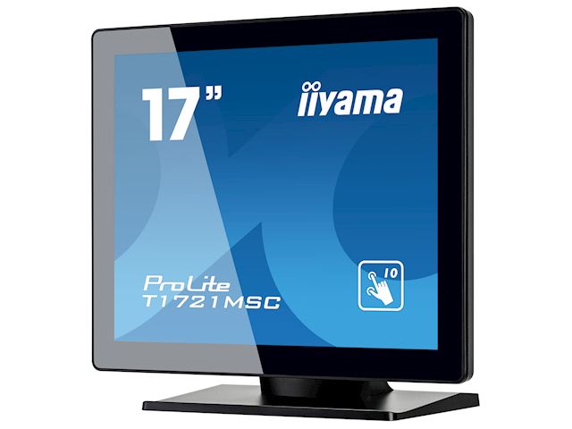 iiyama ProLite monitor T1721MSC-B1 17" Black, 5:4, Projective Capacitive 10pt touch, Bezel Free image 2