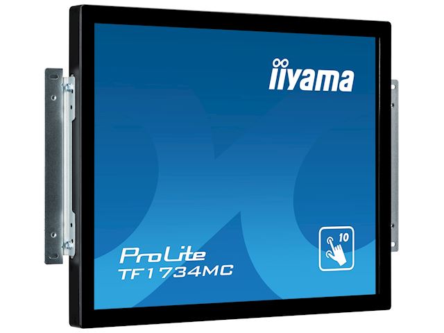 iiyama ProLite TF1734MC-B7X 17", Projective Capacitive 10pt touch, Glass overlay, Open frame, Scratch resistant, Anti-fingerprint coating, Water and dust resistant image 3
