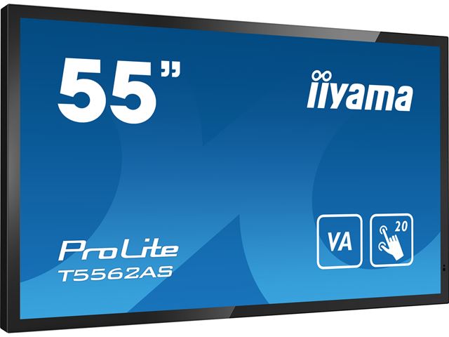 iiyama ProLite monitor T5562AS-B1 55", P-Cap 20pt Touch, 4K, VA panel Touch Screen with Android OS image 4