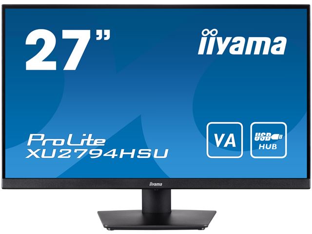 iiyama ProLite XU2794HSU-B1, 27" Ultra Slim, VA, HDMI, 3-side-borderless design monitor image 0
