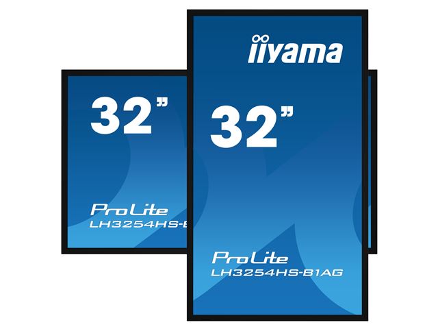 iiyama ProLite LH3254HS-B1AG 32", IPS, Full HD, 24/7 Hours Operation, HDMI, 10w Speakers, Landscape/Portrait, Android OS and FailOver image 3