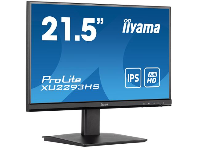 iiyama ProLite monitor XU2293HS-B5 22" IPS, 3-side borderless, Full HD, HDMI image 1