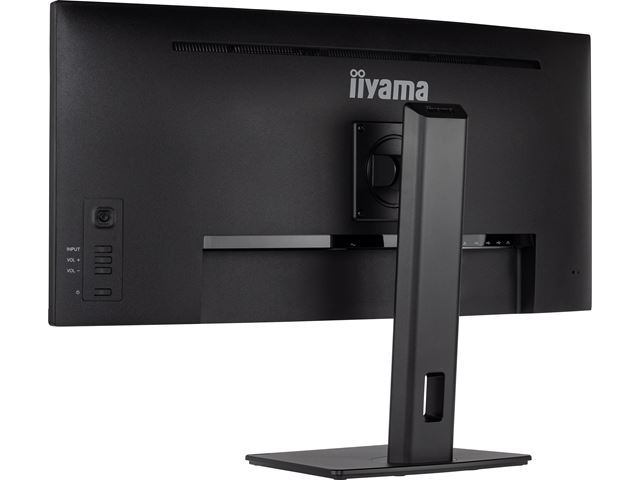 iiyama ProLite curved monitor XCB3494WQSN-B5 34" VA ultra-wide screen with KVM Switch and USB-C Dock, HDMI and Height Adjustment image 11