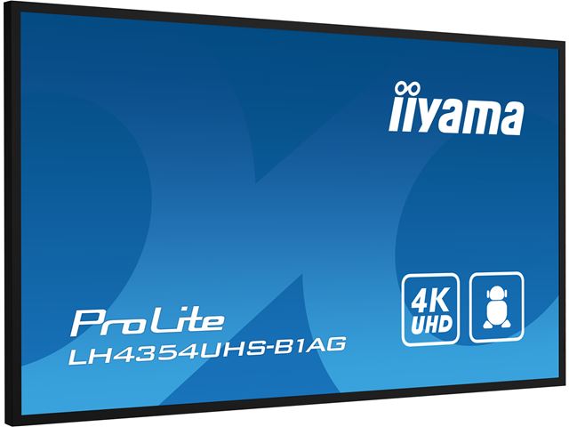 iiyama ProLite monitor LH4354UHS-B1AG 43", Digital Signage, IPS, HDMI, DisplayPort, 4K, 24/7, Landscape/Portrait, Media Player, Intel® SDM slot, Wifi, Anti-Glare image 10