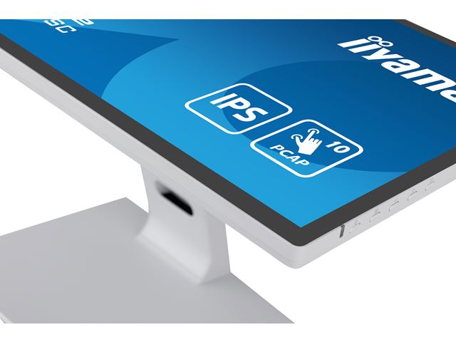 iiyama ProLite monitor T2452MSC-W1 24" White, IPS, Projective Capacitive 10pt touch, HDMI, Display Port, edge-to-edge glass, anti fingerprint coating image 19