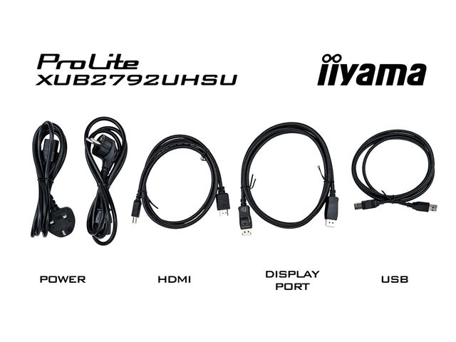 iiyama ProLite monitor XUB2792UHSU-B5 27", IPS, 4k, Height Adjustable and Pivot function, HDMI, DisplayPort, USB Hub, PIP, PBP image 11