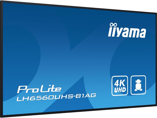 iiyama ProLite LH6560UHS-B1AG 65", VA, 4K, 24/7 Hours Operation, HDMI x 3,  Landscape/Portrait, Android OS and FailOver image 5