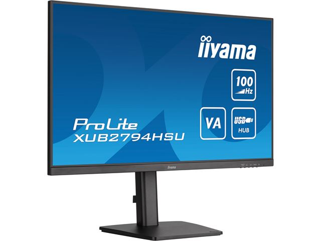 iiyama ProLite XUB2794HSU-B6, Height Adjustable 27" Ultra Slim, VA, HDMI, 100Hz refresh rate image 3