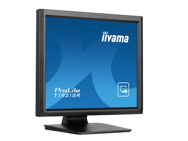 iiyama ProLite monitor T1931SR-B1S 19" Black, 5:4, Resistive single touch, HDMI, Display Port, IP54 rated image 2