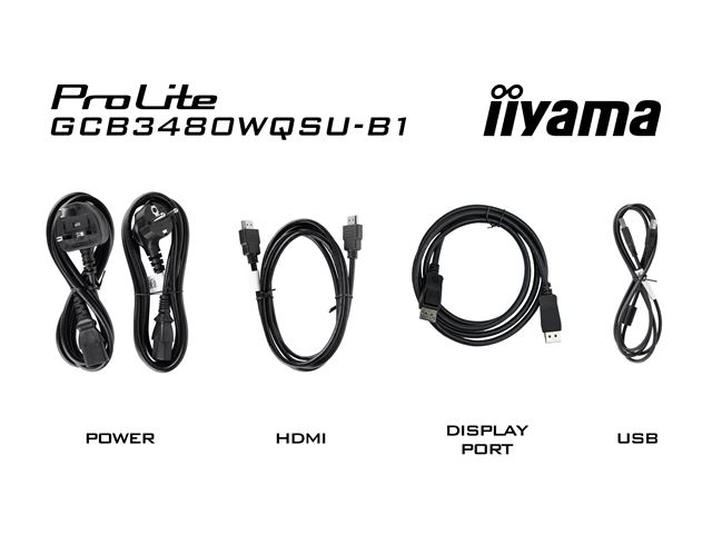iiyama G-Master Red Eagle curved gaming monitor GCB3480WQSU-B1 34" Black, 3440 x 1440, 0.4ms, 180hz, FreeSync, HDMI, Display Port, Height Adjustable image 6