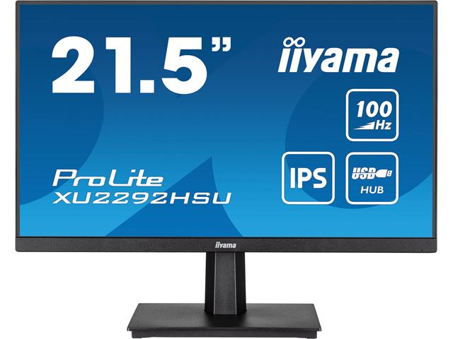 Iiyama ProLite monitor XU2292HSU-B6 22" IPS, Full HD, Ultra Slim Bezel, HDMI, 100Hz refresh rate image 0