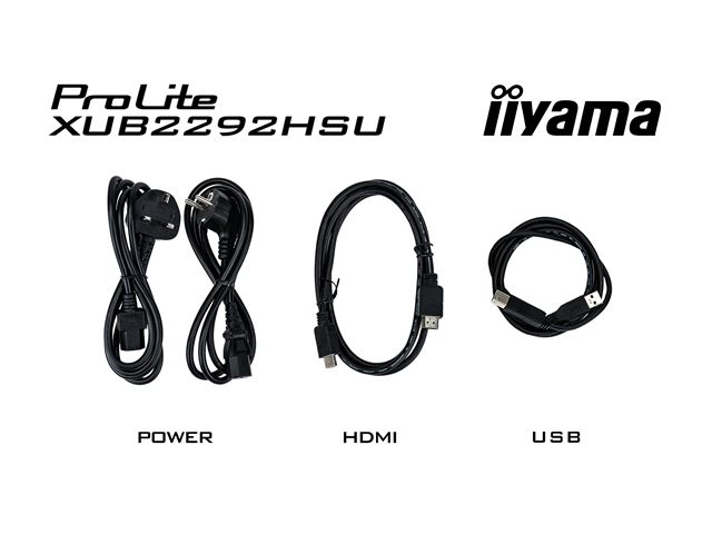 iiyama ProLite monitor XUB2292HSU-B6 22" IPS, Height adjustable, HDMI, 100Hz refresh rate image 14