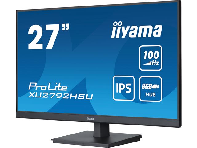 iiyama ProLite XU2792HSU-B6, Ultra Slim, IPS, HDMI, 100Hz refresh rate, Edge to edge design monitor image 3