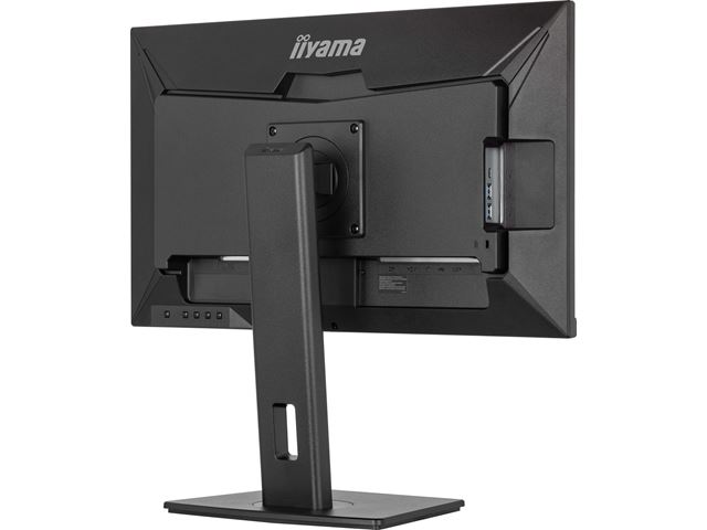 iiyama ProLite monitor XUB2492QSU-B1, 24", Ultra-wide res, 100hz, IPS, Height Adjustable and pivot function, HDMI, DisplayPort, Blue light reducer, Flicker free image 9