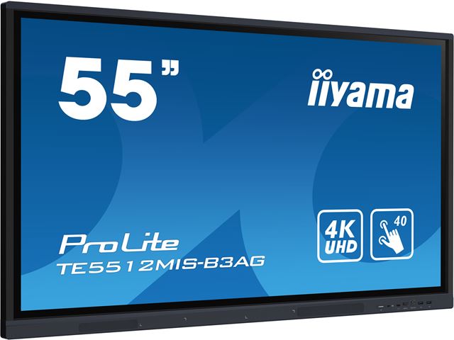 iiyama ProLite TE5512MIS-B3AG 55’’ Interactive 4K UHD Touchscreen with integrated annotation software image 0