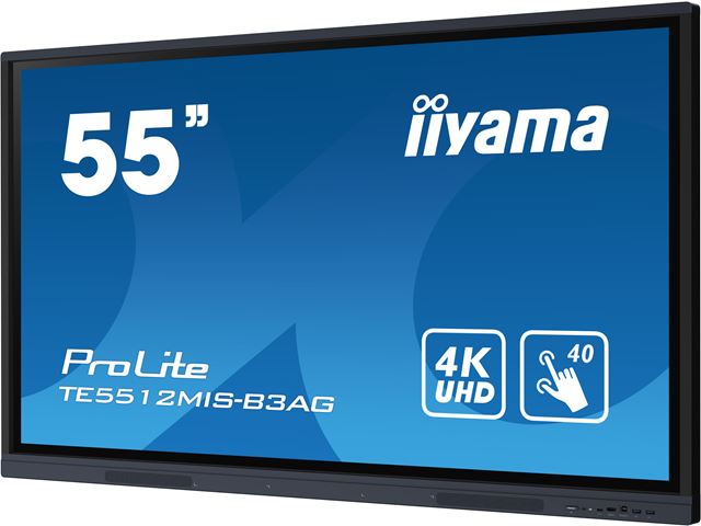 iiyama ProLite TE5512MIS-B3AG 55’’ Interactive 4K UHD Touchscreen with integrated annotation software image 1