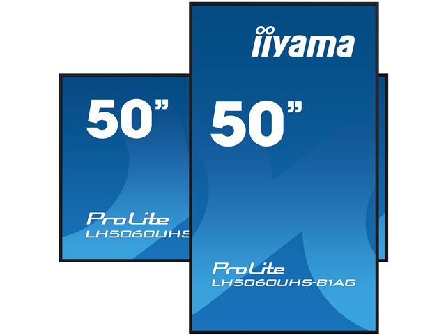iiyama ProLite LH5060UHS-B1AG 50", IPS, 4K, 24/7 Hours Operation, HDMI x 3, Landscape/Portrait, Android OS and FailOver image 2