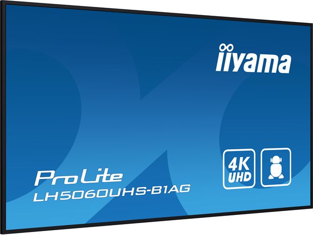 iiyama ProLite LH5060UHS-B1AG 50", IPS, 4K, 24/7 Hours Operation, HDMI x 3, Landscape/Portrait, Android OS and FailOver image 5