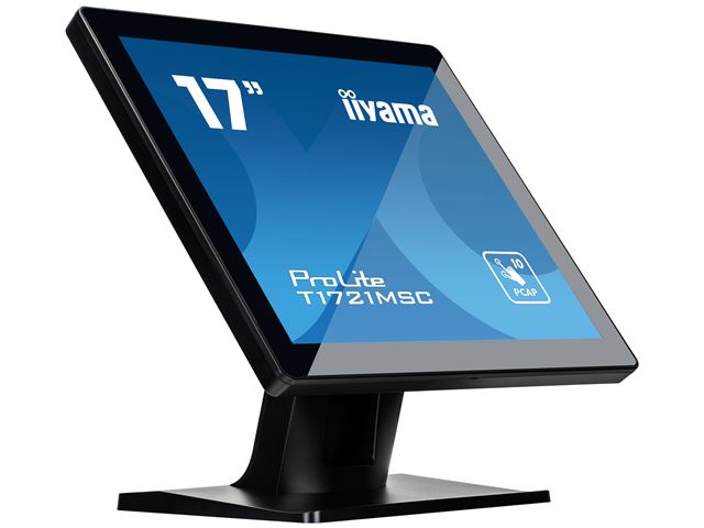 iiyama ProLite monitor T1721MSC-B2 17" Black, 5:4, Projective Capacitive 10pt touch, Bezel Free, edge to edge glass image 11