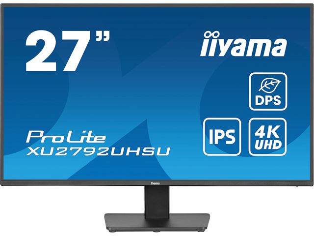 iiyama ProLite monitor XU2792UHSU-B6 27", IPS, 4k, HDMI, DisplayPort, USB Hub, PIP, PBP, Dynamic Power Saving (DPS) image 0