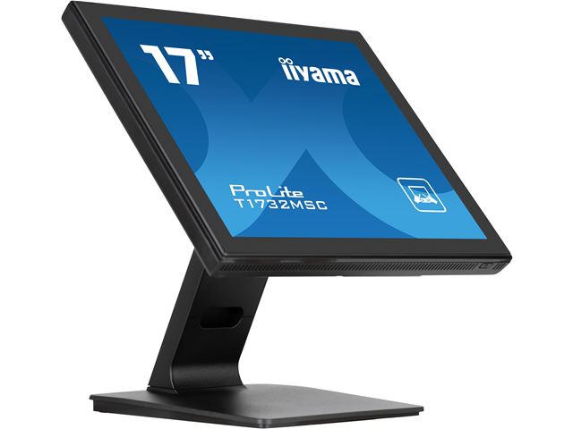 iiyama ProLite monitor T1732MSC-B1S 17" Black, 5:4, Projective Capacitive 10pt touch, IP54, Scratch resistance image 2