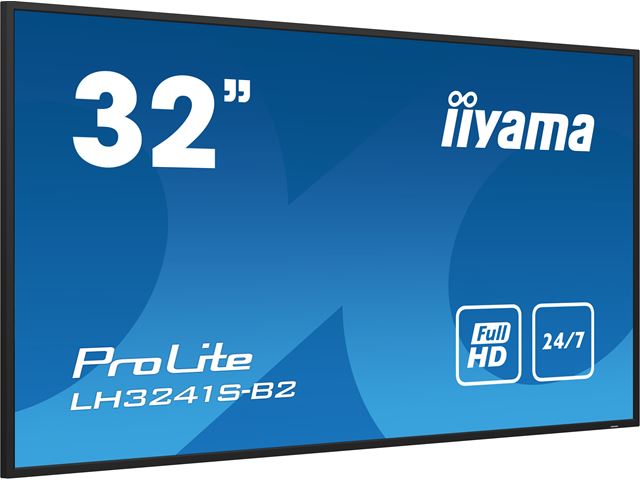 iiyama ProLite monitor LH3241S-B2 32" Black, IPS, Full HD, 24/7, Landscape, USB media playback, HDMI image 2