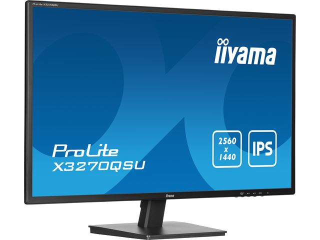 iiyama Prolite monitor XB3270QSU-B1 32" IPS WQHD 2560x1440, Black, HDMI,  Display Port, USB Hub, Height Adjustable image 17