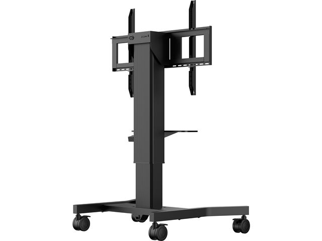 iiyama MD CAR1021-B1 Single column electric floor lift on wheels with easy mount brackets and laptop shelf image 8