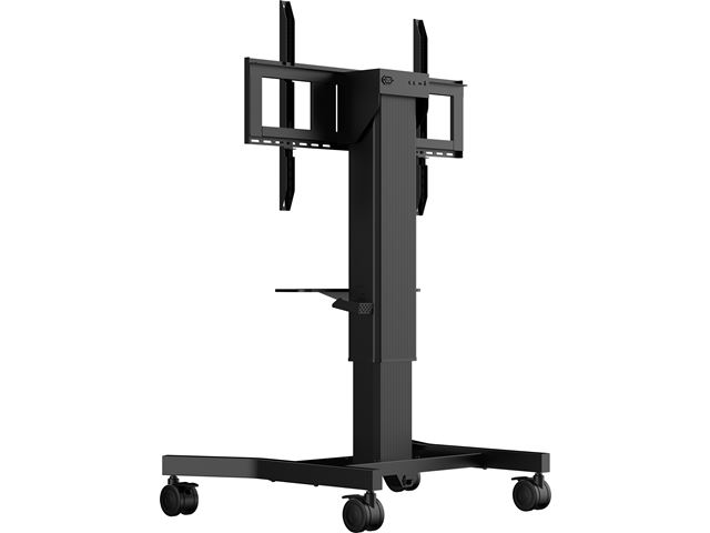 iiyama MD CAR1021-B1 Single column electric floor lift on wheels with easy mount brackets and laptop shelf image 9