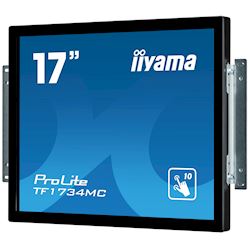 iiyama ProLite TF1734MC-B7X 17", Projective Capacitive 10pt touch, Glass overlay, Open frame, Scratch resistant, Anti-fingerprint coating, Water and dust resistant thumbnail 4