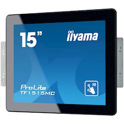 iiyama Prolite monitor TF1515MC-B2 15" Black, 1024 x 768 resolution, Projective Capacitive 10pt Touch, equipped with touch through glass function, (Mounting brackets not included) thumbnail 2