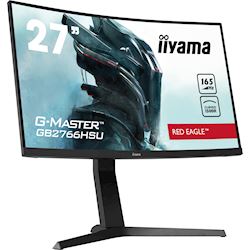 iiyama G-Master Red Eagle curved gaming monitor GB2766HSU-B1 27" Black, Height Adjustable, 165Hz, 1ms, FreeSync, HDMI, Display Port, USB Hub thumbnail 1