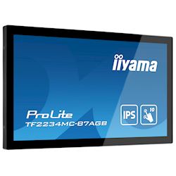 iiyama ProLite monitor TF2234MC-B7AGB 22", PCap touch through glass, 10pt touch, Anti-glare, HDMI, DP, 16:9, IPS, Scratch resistive, Anti-fingerprint coating thumbnail 6