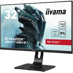 iiyama G-Master Red Eagle gaming monitor GB3271QSU-B1 32" Black, 2560 x 1440, 1ms, 165hz, FreeSync, HDMI, Display Port, Height Adjustable thumbnail 2