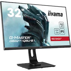 iiyama G-Master Red Eagle gaming monitor GB3271QSU-B1 32" Black, 2560 x 1440, 1ms, 165hz, FreeSync, HDMI, Display Port, Height Adjustable thumbnail 1