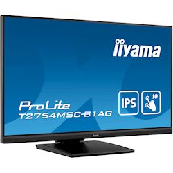 iiyama ProLite touch screen monitor T2754MSC-B1AG 27" Black, IPS, Full HD, Projective Capacitive 10pt touch, HDMI, Anti-Glare thumbnail 2