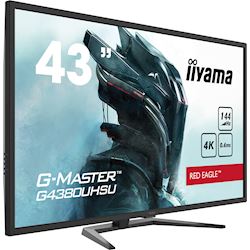 iiyama G-Master Red Eagle gaming monitor G4380UHSU-B1 43" Black, VA panel, 144hz, 4K, 0.4ms, FreeSync, HDMI/DisplayPort with USB Hub thumbnail 1