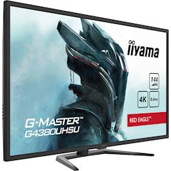 iiyama G-Master Red Eagle gaming monitor G4380UHSU-B1 43" Black, VA panel, 144hz, 4K, 0.4ms, FreeSync, HDMI/DisplayPort with USB Hub thumbnail 2