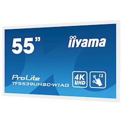 iiyama Prolite monitor TF5539UHSC-W1AG 55" White, IPS, Anti Glare, 4K,  Projective Capacitive 15pt Touch, 24/7, Landscape/Portrait/Face-up, Open Frame thumbnail 6