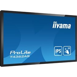 iiyama ProLite monitor T4362AS-B1 43" Projective Capacitive 20pt touch, 4K touch screen with Android OS and Anti-Glare thumbnail 5