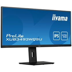 iiyama ProLite monitor XUB3493WQSU-B5 34" IPS ultra-wide screen with HDMI and Height Adjustment thumbnail 5