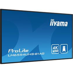 iiyama Prolite monitor LH6554UHS-B1AG 65" IPS panel, 4K UHD, 24/7, AntiGlare, Landscape/Portrait with Android OS, FailOver and Intel® SDM slot thumbnail 5