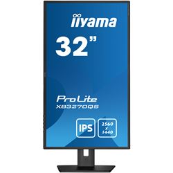 iiyama Prolite monitor XB3270QS-B5 32" IPS WQHD 2560x1440, Black, HDMI,  Display Port, DVI, Height Adjustable thumbnail 1