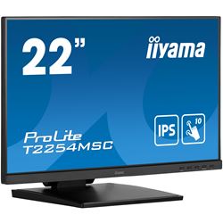 iiyama ProLite monitor T2254MSC-B1AG 22", Projective Capacitive 10pt touch, Anti-glare coating, IPS, Ultra thin bezel, HDMI thumbnail 1
