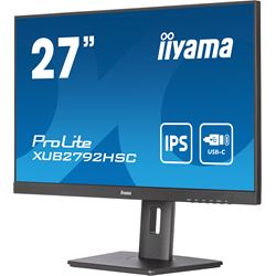 iiyama ProLite Monitor XUB2792HSC-B5 27", Black, Height Adjustable, IPS Panel, USB-C connection with power thumbnail 3