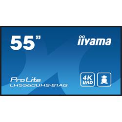 iiyama ProLite LH5560UHS-B1AG 55", VA, 4K, 24/7 Hours Operation, HDMI x 3,  Landscape/Portrait, Android OS and FailOver