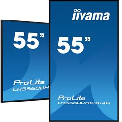 iiyama ProLite LH5560UHS-B1AG 55", VA, 4K, 24/7 Hours Operation, HDMI x 3,  Landscape/Portrait, Android OS and FailOver thumbnail 4