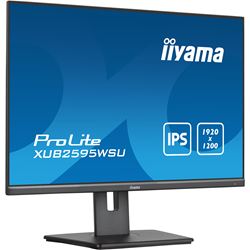iiyama ProLite monitor XUB2595WSU-B5, 25", IPS, Height Adjustable and Pivot function, 1920 x 1200, HDMI, DisplayPort, USB Hub, FreeSync  thumbnail 3