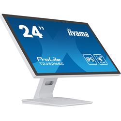 iiyama ProLite monitor T2452MSC-W1 24" White, IPS, Projective Capacitive 10pt touch, HDMI, Display Port, edge-to-edge glass, anti fingerprint coating thumbnail 3