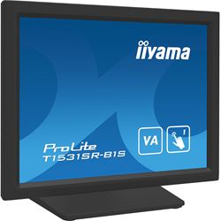iiyama ProLite monitor T1531SR-B1S 15" Black, 5:4 Resistive single touch, VA, HDMI, Display Port thumbnail 2